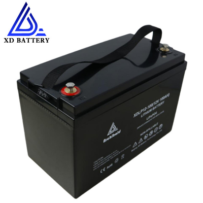 12V 100AH ​​Lifepo4 Deep Cell Caravan Battery Pack Untuk RV Motorhomes