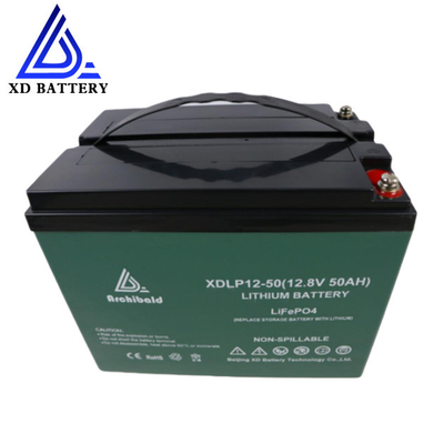 Baterai Lithium Campervan Lifepo4 12V 50AH Untuk Motorhomes