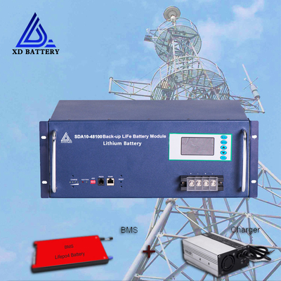 48v 100ah Lithium Ion Telecom Tower Paket Baterai Deep Cycle
