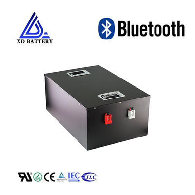 Deep Cycle Bluetooth 48v 150ah Baterai Lithium Ion OEM / ODM Silk Untuk Lalu Lintas