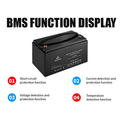 100ah 120ah Rv Camper 12v Lifepo4 Perlindungan Kelebihan Baterai