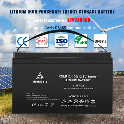100ah 120ah Rv Camper 12v Lifepo4 Perlindungan Kelebihan Baterai